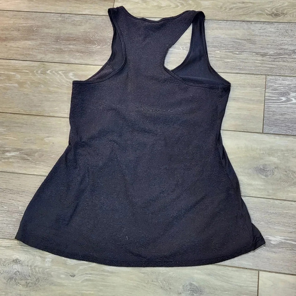 Gymshark black tank top with slit in the front Size small - Picture 2 of 6